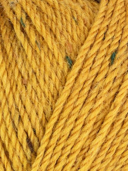 West Yorkshire Spinners ColourLab Aran Knitting Yarn, 100g - view 2, Golden Mustard Tweed 1216