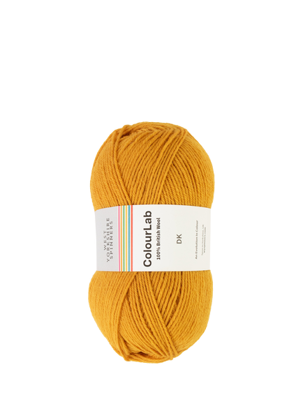 West Yorkshire Spinners ColourLab DK Yarn, 100g, Mustard Yellow 1205