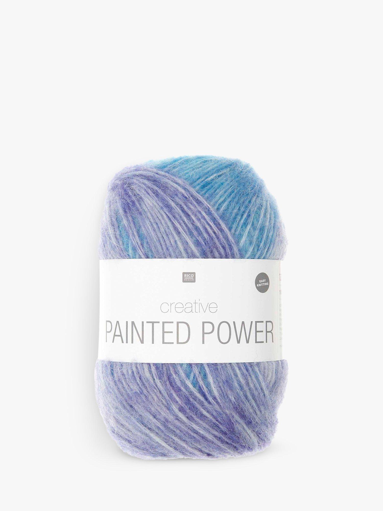 Rico Design Creative Painted Powder Knitting Yarn, 100g, Ocean 013