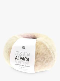 Rico Design Superfine Heavens Fashion Alpaca Knitting Yarn, 50g, Pastel