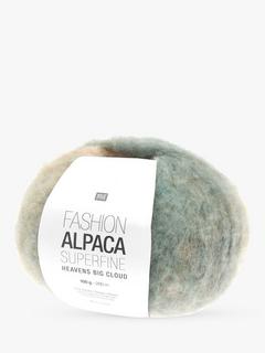 Rico Design Superfine Heavens Fashion Alpaca Knitting Yarn, 50g, Rainbow