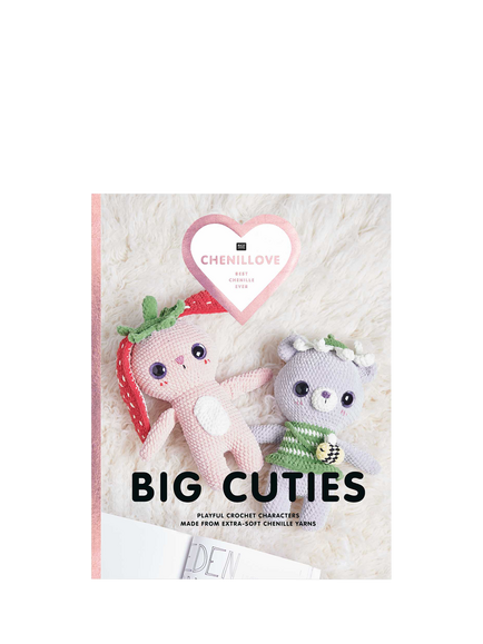 Rico Design Chenillelove Big Cuties Crochet Pattern Book, Multi