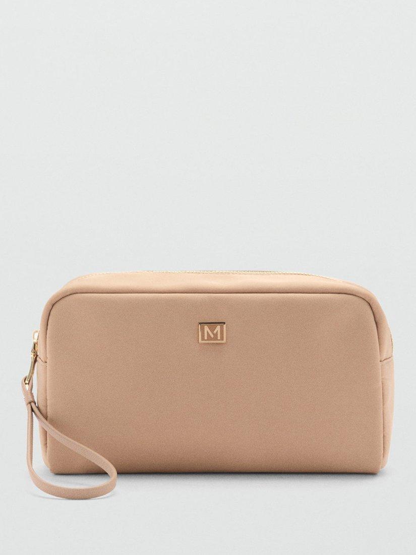 Mango Nil Toiletries Bag, Beige