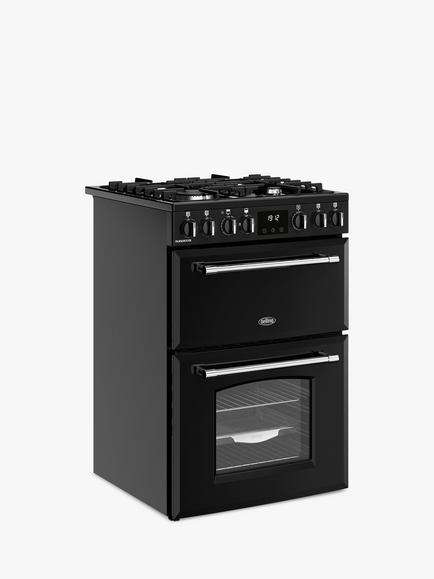 Belling Farmhouse Dual Fuel Cooker - view 2, Black