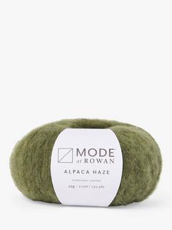 MODE at Rowan Alpaca Haze Knitting Yarn, 25g, Khaki
