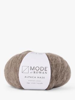 MODE at Rowan Alpaca Haze Knitting Yarn, 25g, Mink