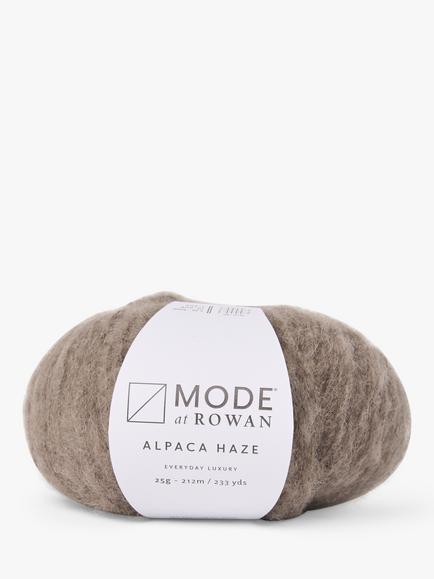 MODE at Rowan Alpaca Haze Knitting Yarn, 25g, Mink