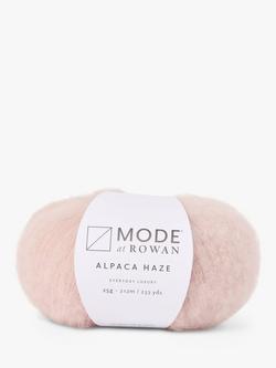 MODE at Rowan Alpaca Haze Knitting Yarn, 25g, Peony
