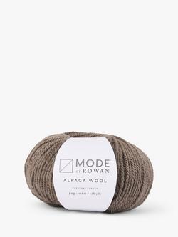 MODE at Rowan Alpaca Wool Knitting Yarn, 50g, Fawn