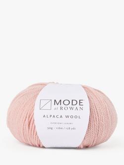 MODE at Rowan Alpaca Wool Knitting Yarn, 50g, Quartz