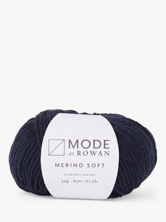 MODE at Rowan Merino Soft Knitting Yarn, 50g, Denim