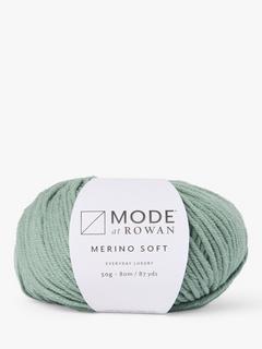 MODE at Rowan Merino Soft Knitting Yarn, 50g, Sage