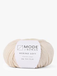 MODE at Rowan Merino Soft Knitting Yarn, 50g, Sand