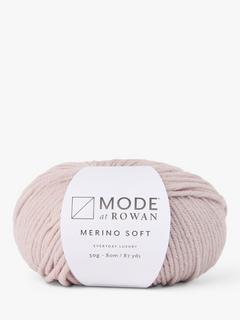MODE at Rowan Merino Soft Knitting Yarn, 50g, Blush