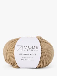 MODE at Rowan Merino Soft Knitting Yarn, 50g, Camel