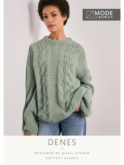MODE at Rowan Denes Sweater Knitting Pattern, Multi