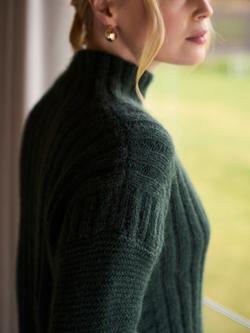 MODE at Rowan Hale High Neck Sweater Knitting Pattern - view 2, Multi
