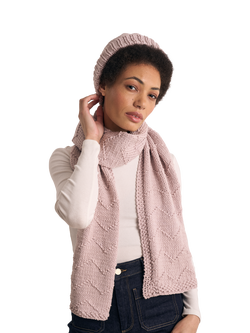 MODE at Rowan Holkham Scarf and Hat Knitting Pattern - view 2, Multi