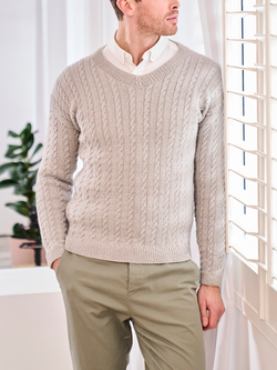 MODE at Rowan Pentney Men's Sweater Knitting Pattern - view 2, Multi