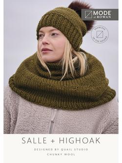 MODE at Rowan Highoak and Salle Scarf and Snood Knitting Pattern, Multi