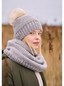 MODE at Rowan Highoak and Salle Scarf and Snood Knitting Pattern - view 2, Multi