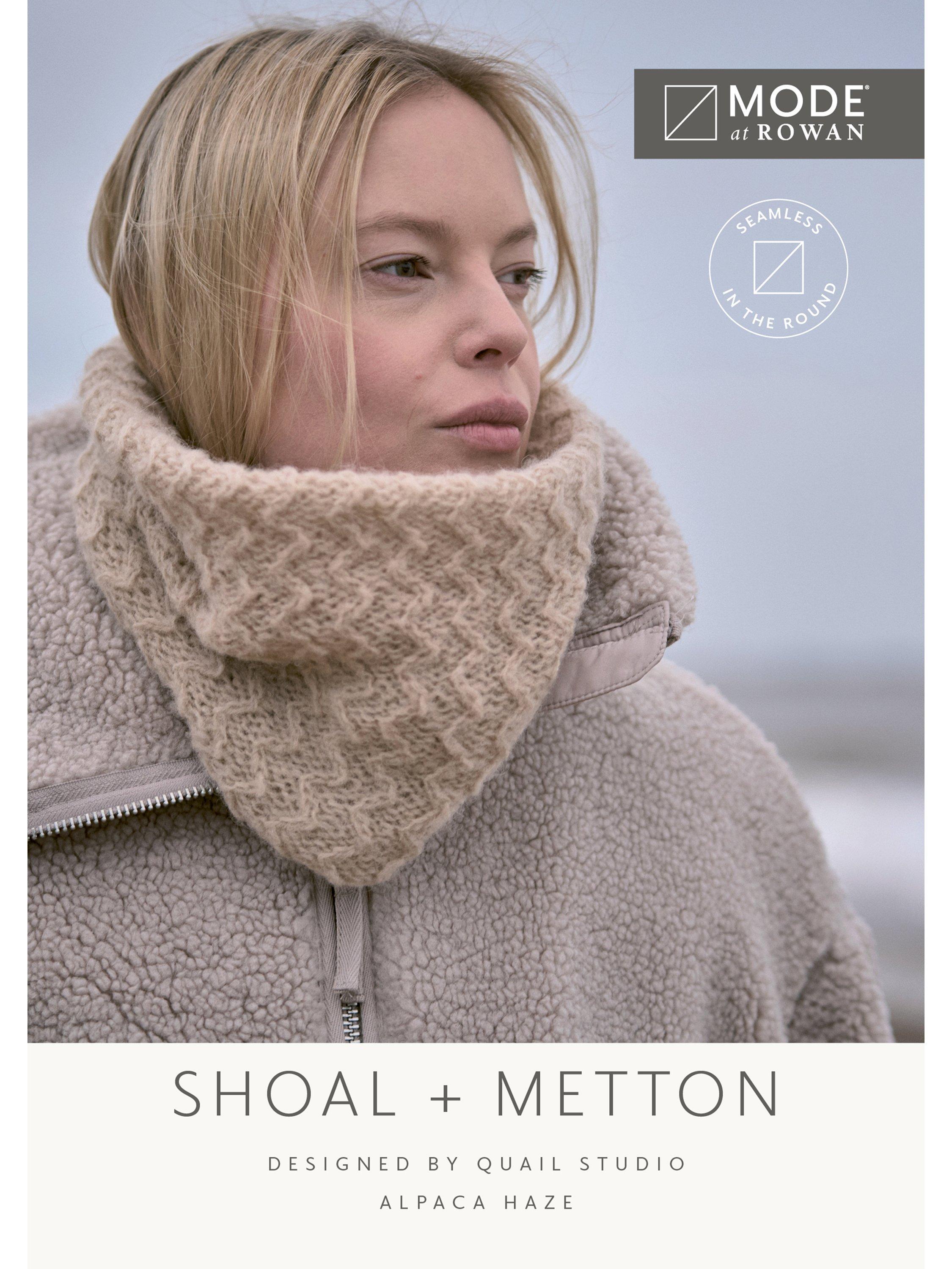 MODE at Rowan Shoal and Metton Snood and Hat Knitting Pattern