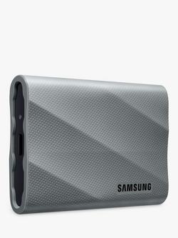 Samsung T9 USB 3.2 Gen 2 Portable SSD Hard Drive, 2TB, Black - view 2, Grey