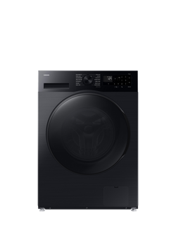 Samsung Series 5 AI Energy WD11DG5B15BBU1 Wi-Fi Enabled Freestanding Washer Dryer, 11/6kg Load, 1400rpm Spin, Black, Black