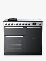 Rangemaster Edge Deluxe EDDL100EIGBLK/CM1 100cm Electric Range Cooker with Induction Hob, Black
