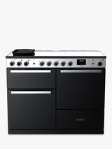 Rangemaster Edge Deluxe EDDLO110EIGBLK/CM1 110cm Electric Range Cooker with Induction Hob, Black