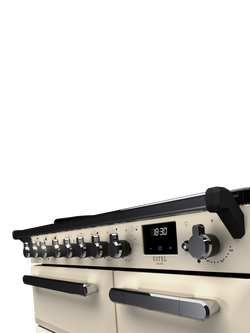 Rangemaster Estel Deluxe ESDL90EIPPCR/CM1 90cm Electric Range Cooker with Induction Hob, Pale Cream - view 2, Pale Cream