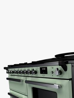 Rangemaster Estel Deluxe ESDLO110DFPMNT/CM1 110cm Dual Fuel Range Cooker with Gas Hob, Mint - view 2, Mint