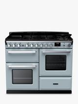 Rangemaster Estel Deluxe ESDLO110DFPMSB/CM1 110cm Dual Fuel Range Cooker with Gas Hob, Misty Blue