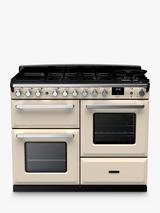 Rangemaster Estel Deluxe ESDLO110DFPPCR/CM1 110cm Dual Fuel Range Cooker with Gas Hob, Pale Cream