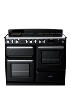 Rangemaster Estel Deluxe ESDLO110EIPGBL/CM1 110cm Electric Range Cooker with Induction Hob, Black, Black