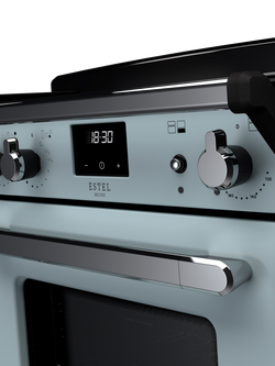 Rangemaster ESDLO110EIPMSB/CM1 110cm Electric Range Cooker with Induction Hob, Misty Blue - view 2, Misty Blue