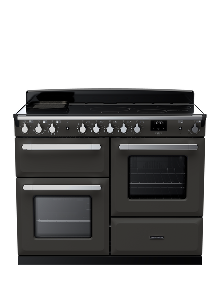 Rangemaster ESDLO110EIPSLT/CM1 110cm Electric Range Cooker with Induction Hob, Slate, Slate
