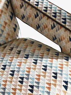 Harlequin Vidi Furnishing Fabric - view 2, Sky/Slate/Taupe