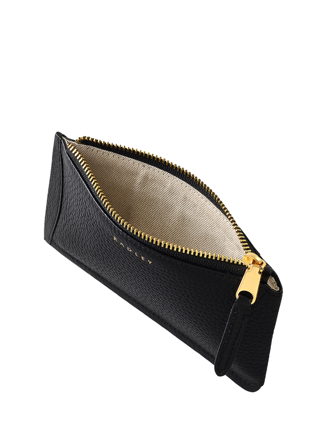 Product image 3 of 3, which shows Radley The Chancery Leather Coin Purse, Black