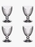 Villeroy & Boch Boston Red Wine Goblet Glass, Set of 4, 200ml, Clear