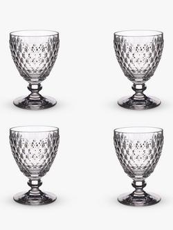 Villeroy & Boch Boston White Wine Goblet Glass, Set of 4, 120ml, Clear