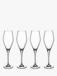 Villeroy & Boch La Divina Champagne Glass Flute, Set of 4, 120ml, Clear