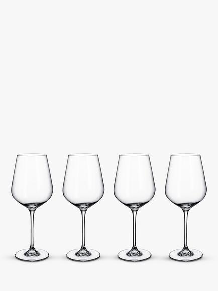 Villeroy & Boch La Divina Red Wine Glass Goblet, Set of 4, 200ml, Clear, Clear