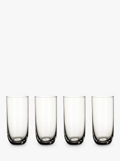 Villeroy & Boch La Divina Old Fashioned Whisky Glass Tumbler, Set of 4, 250ml, Clear