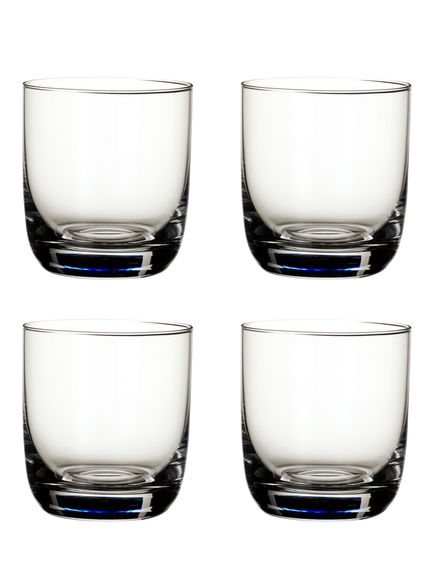Villeroy & Boch La Divina Old Fashioned Whisky Glass Tumbler, Set of 4, 250ml, Clear, Clear