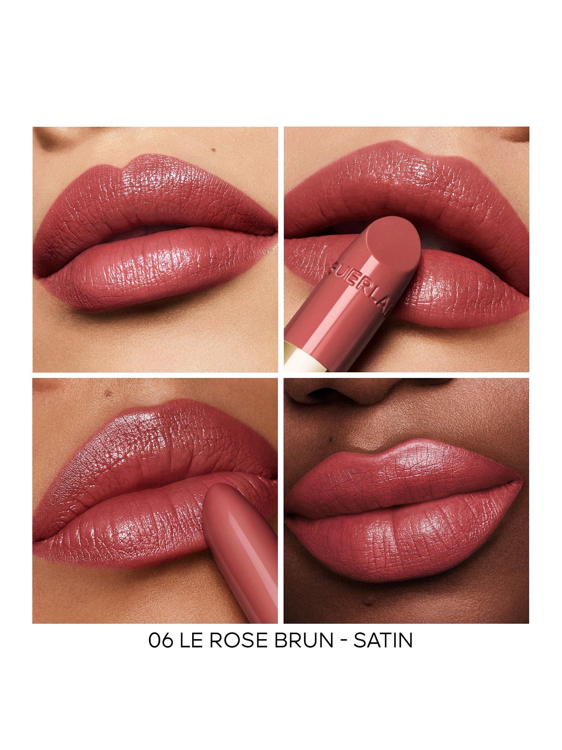 Product image 5 of 11, which shows Guerlain Rouge G The Refill The Customisable Ultra-Care Lipstick Satin, 06 Le Rose Brun