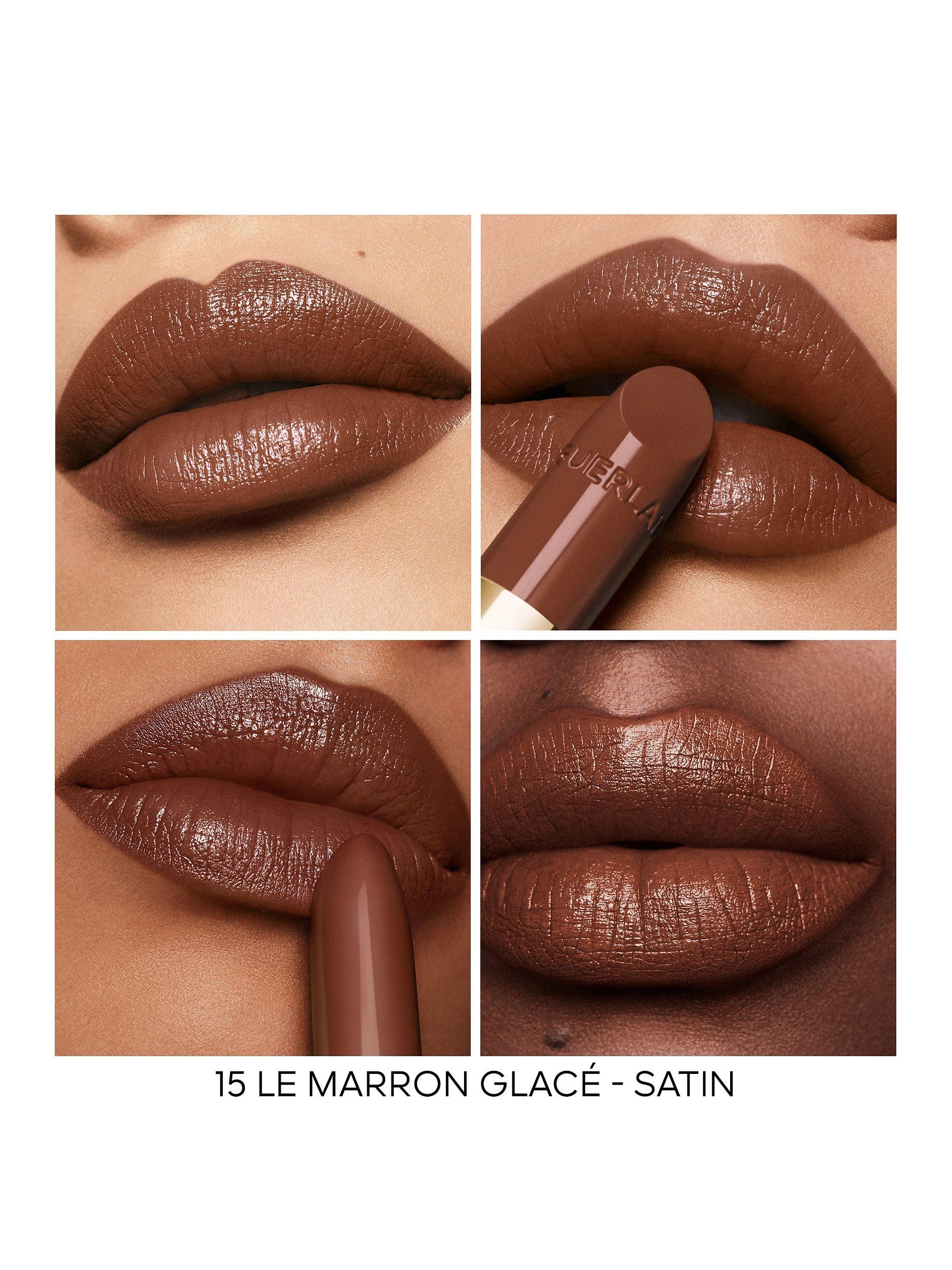 Product image 5 of 11, which shows Guerlain Rouge G The Refill The Customisable Ultra-Care Lipstick Satin, 15 Le Marron Glacé