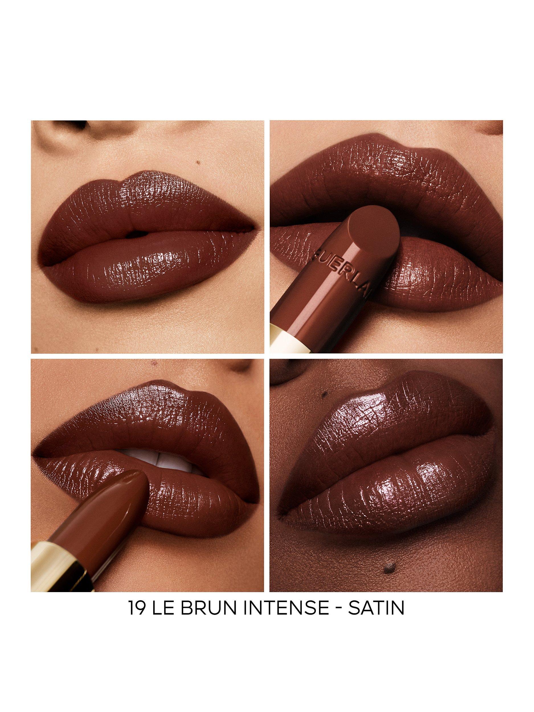 Product image 5 of 11, which shows Guerlain Rouge G The Refill The Customisable Ultra-Care Lipstick Satin, 19 Le Brun Intense