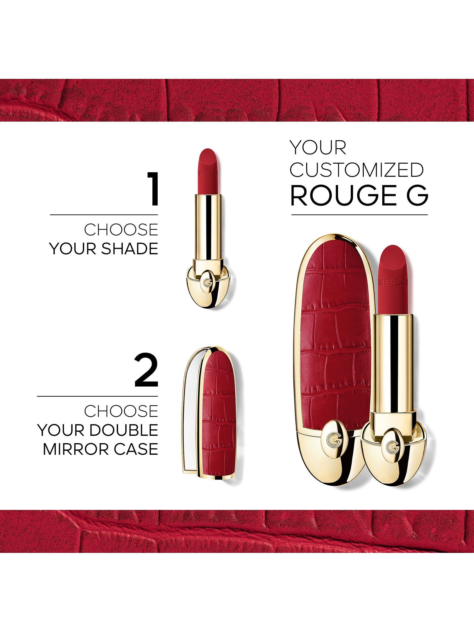 Product image 2 of 11, which shows Guerlain Rouge G The Refill The Customisable Ultra-Care Lipstick Satin, 880 Le Rouge Rubis