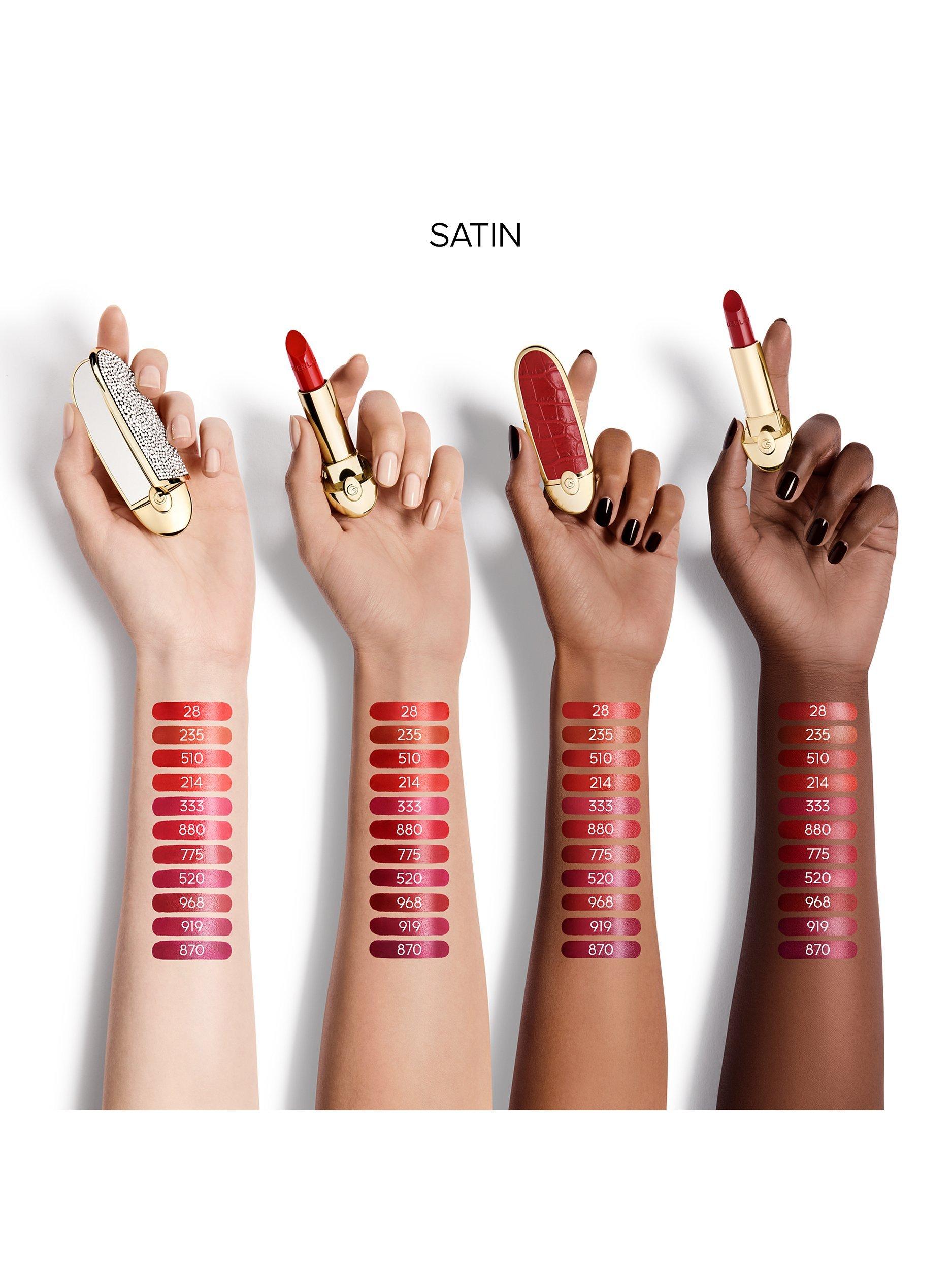 Product image 6 of 11, which shows Guerlain Rouge G The Refill The Customisable Ultra-Care Lipstick Satin, 880 Le Rouge Rubis